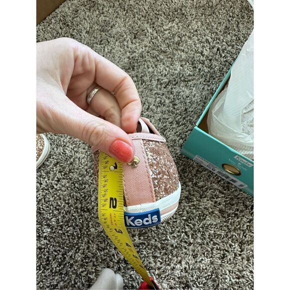 Keds x Kate Spade Women's Champion Glitter Sneaker Size 7,5 - Picture 9 of 12